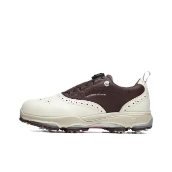 FILA Golf Oxford Spike Sneakers 'White Brown'