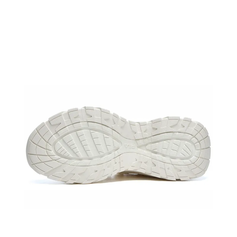 FILA Canvas Anti Slip And Wear Resistant Breathable Low Top Canvas Shoes Women's Milk White-4