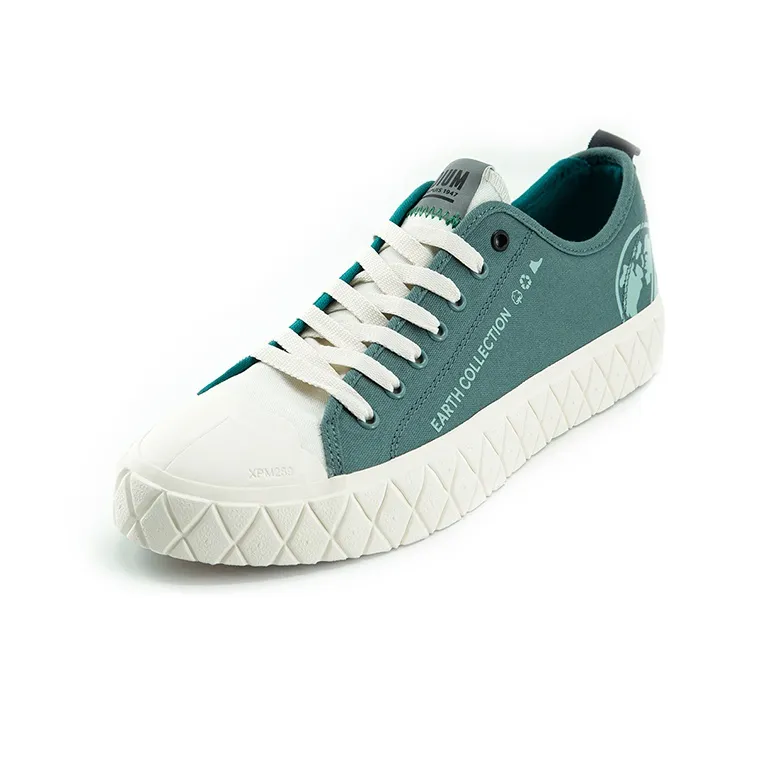 Palladium Palla Ace Org Metro Anti-Slip Wear-Resistant Breathable Lightweight Low-Top Canvas Shoes Unisex Harbor Blue-1