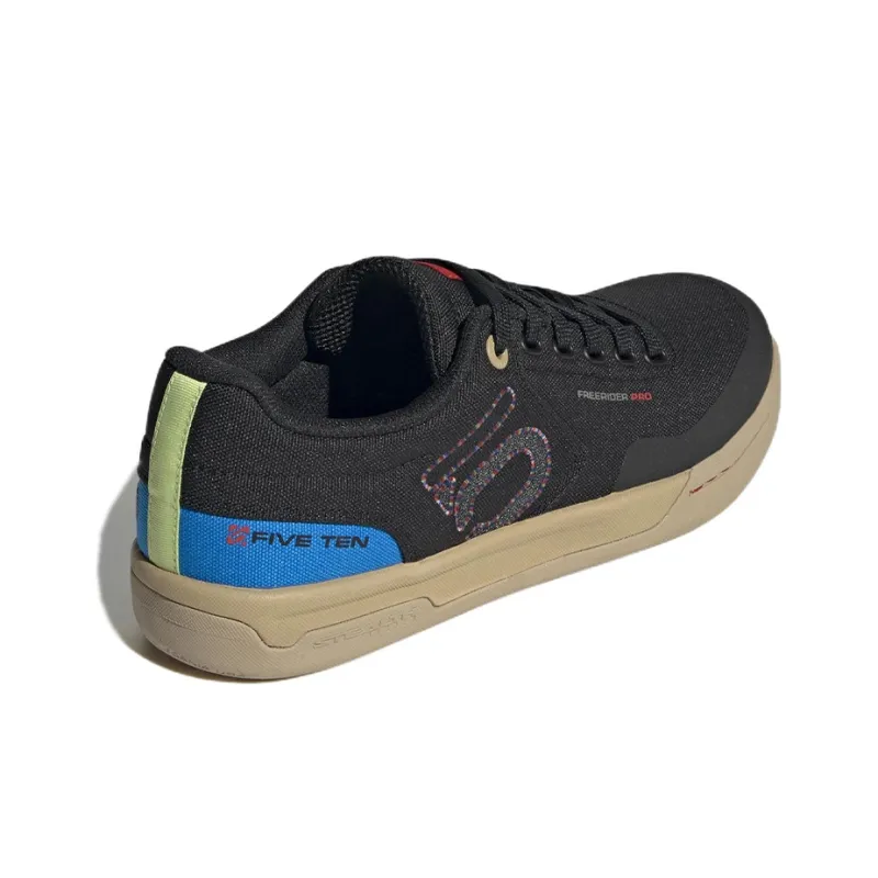 Adidas Five Ten Freerider Pro Canvas Core Black Carbon Pulse Lime-3