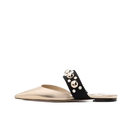 Jimmy Choo Basette Closed Toe Slippers Women's