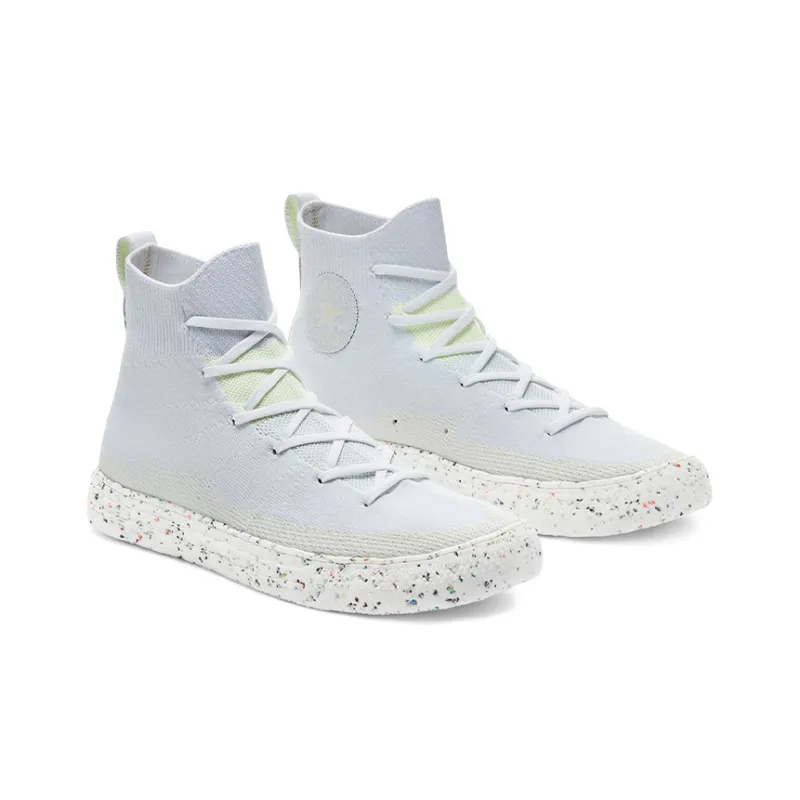 Converse Chuck Taylor All Star Crater Knit High 'White Barely Volt'-2