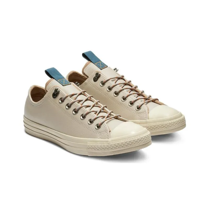 Converse Chuck Taylor All Star Anti Slip And Wear Resistant Breathable Low Top Canvas Shoes Unisex Beige Brown-2