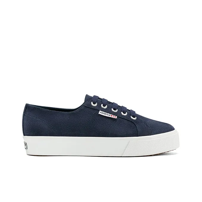 SUPERGA Slip Resistant, Abrasion Resistant, Waterproof, Thermal Low Top Canvas Shoes Women's Blue-1