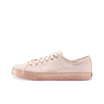 Keds Canvas Shoes Women's Low Top Peach Pink