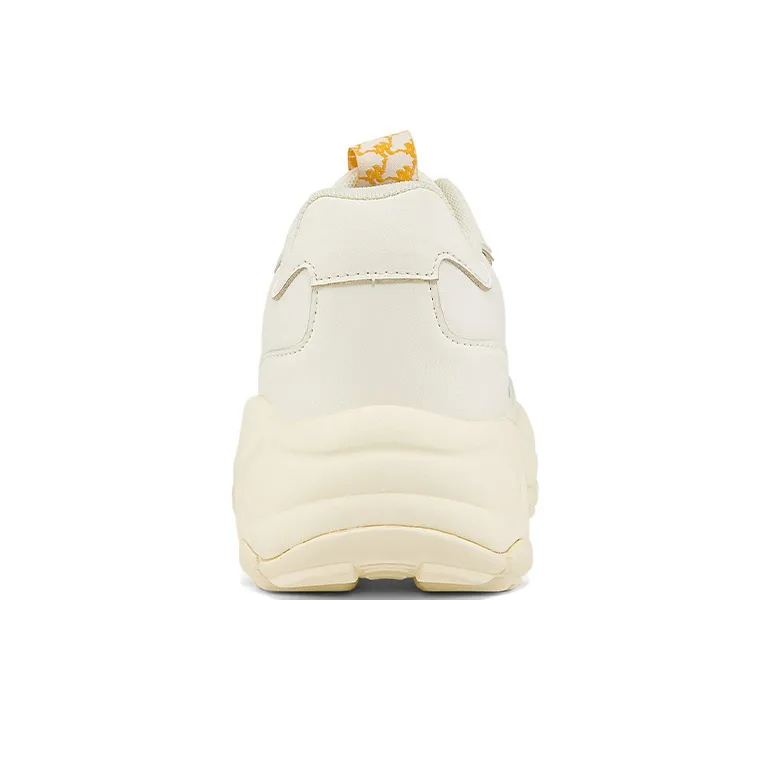 Kappa Wear Resistant Slip Resistant Low Top Chunky Sneakers Unisex Winter White-5