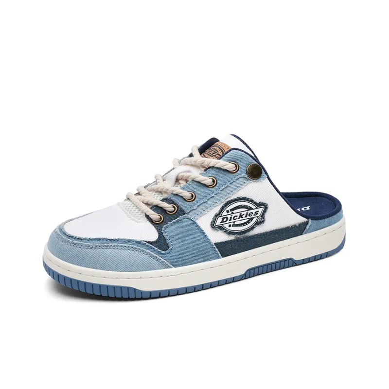 Dickies Low Top Canvas Shoes Men's Light Blue-1