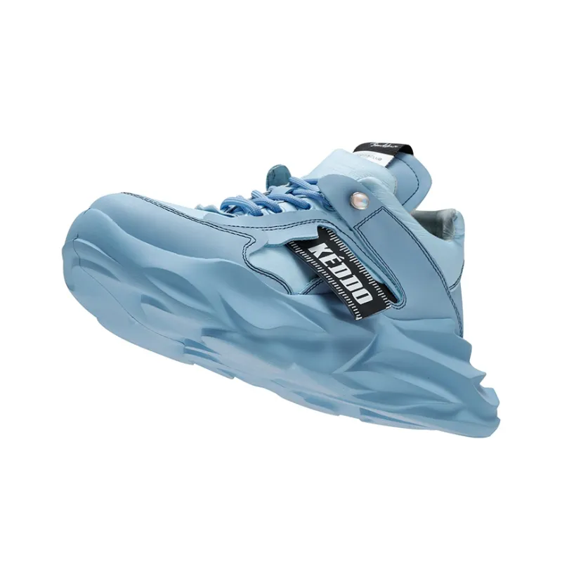KEDDO Chunky Sneakers Unisex Low Top Blue-3