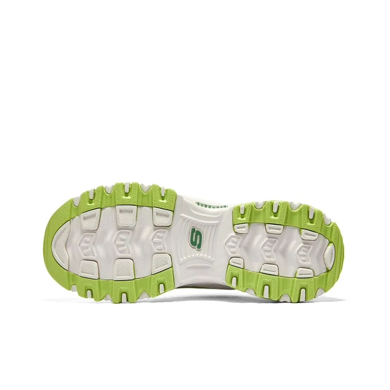 Skechers D'Lites 1.0 Chunky Sneakers 'Beige Green' Women's-5