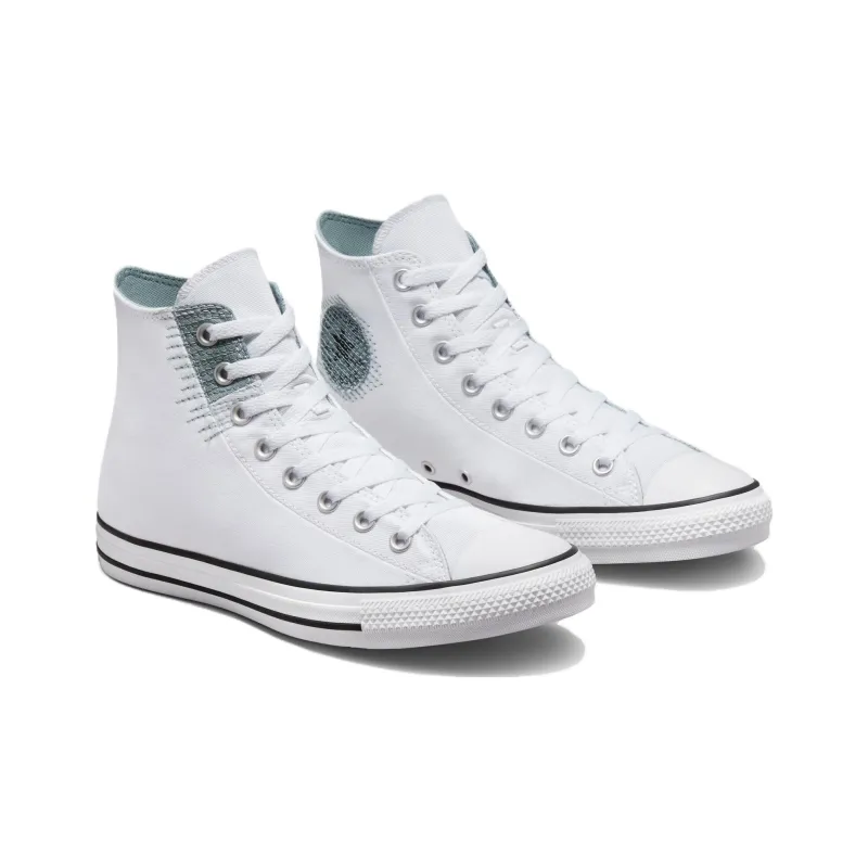 Converse Chuck Taylor All Star High 'Stitched Patch White'-2