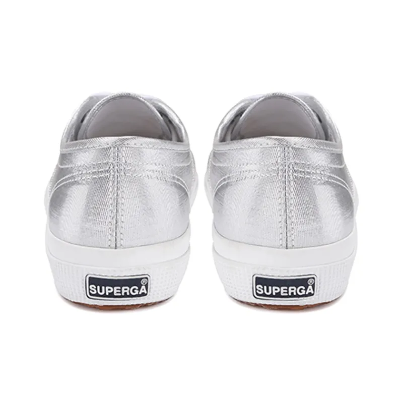 SUPERGA Canvas Shoes Unisex Low-Top Silver Gray-3