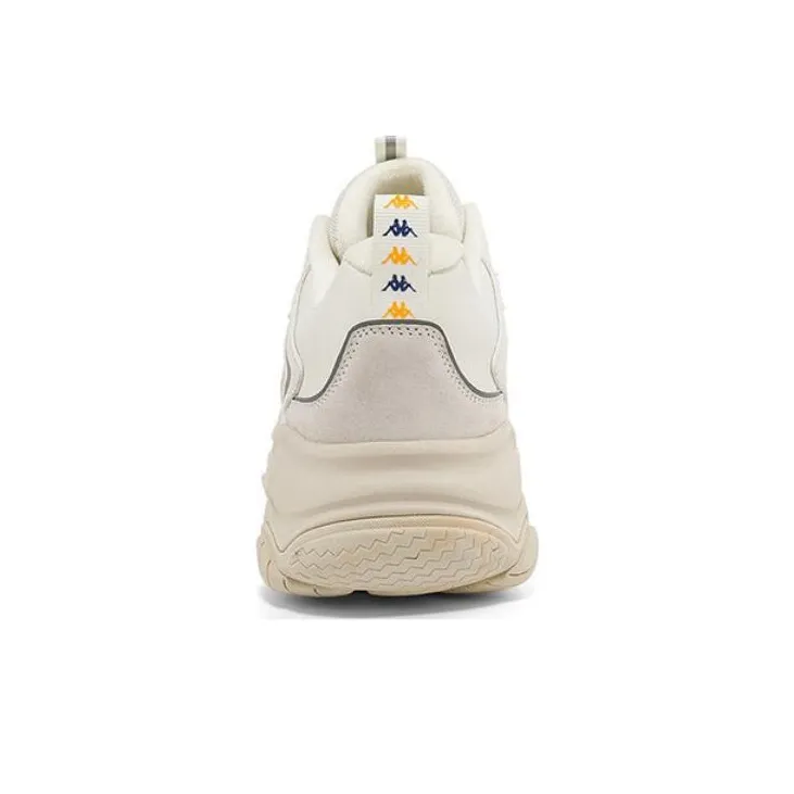 Kappa Navigator Series Non-slip Wear-resistant Shock Absorption Low-Top Chunky Sneakers Moon Gray-5