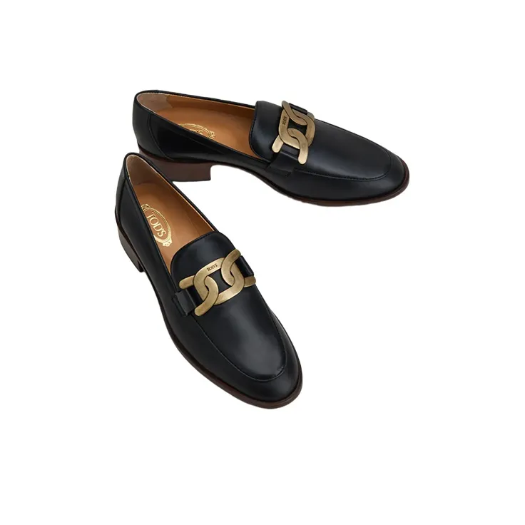 TOD'S Chain Link Detail Loafers Women's-2