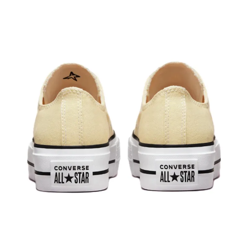 Converse Women's Chuck Taylor All Star Lift Platform Low 'Seasonal Color Lemon Drop' Women's-4