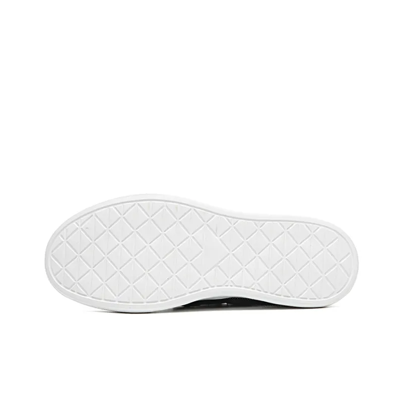 YEDANI Low Top Canvas Shoes 4cm Men's Black-4