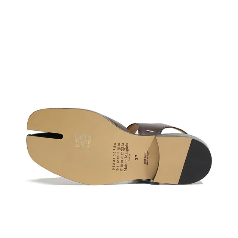 Maison Margiela Tabi Leather Sandals-3