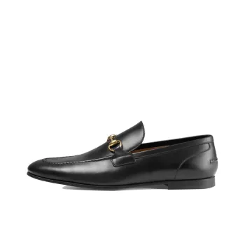 GUCCI Jordaan Loafer Black Leather Women's