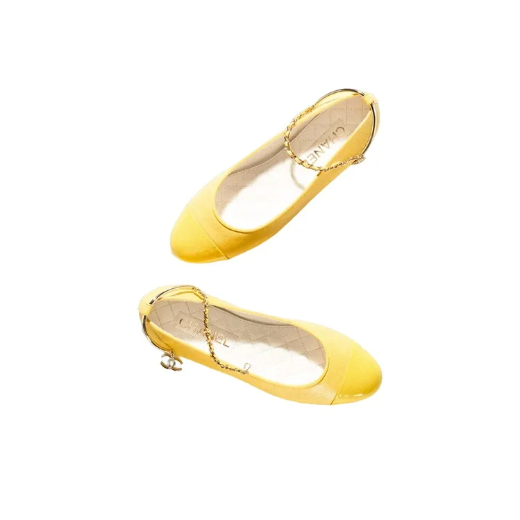 CHANEL Women's Casual Shoes Women's Yellow-4