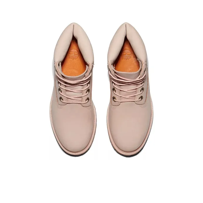 Timberland Premium 6 Inch Waterproof Boots 'Light Pink Nubuck' Women's-3