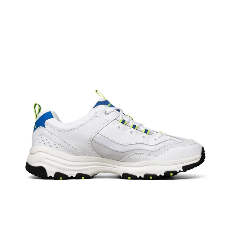 Skechers D'Lites I Conik Low Top Running Shoes White/Blue-1