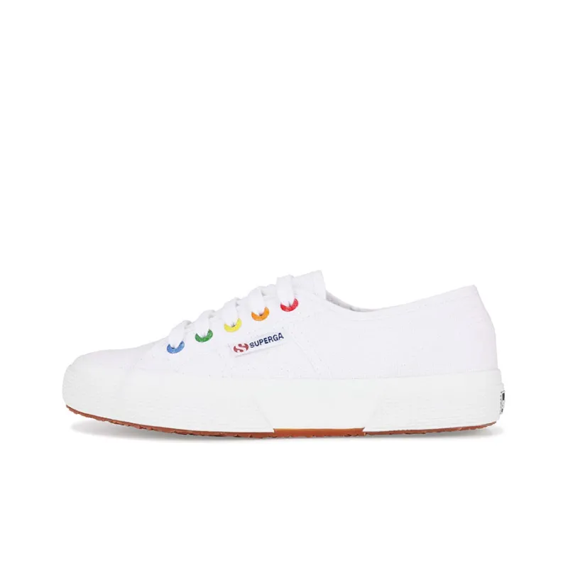 SUPERGA Canvas Shoes Women's Low Top White-0