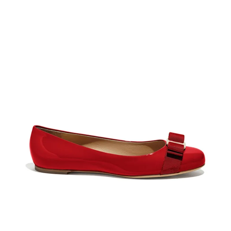 FERRAGAMO Vara Bow Ballerina Shoes-1