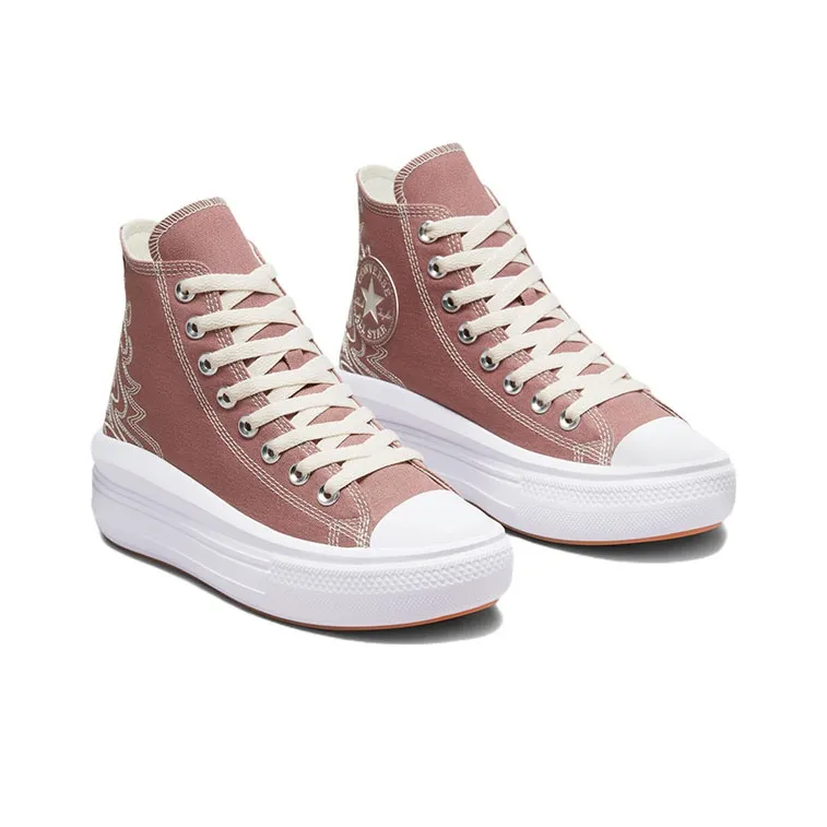 Converse Chuck Taylor All Star Move Platform Hi Western Embroidery Saddle Women's-2