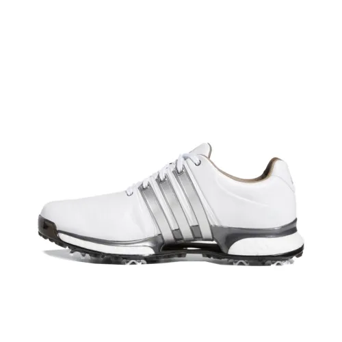 Adidas Tour360 Golf Shoes Men Low-Top Silver/White