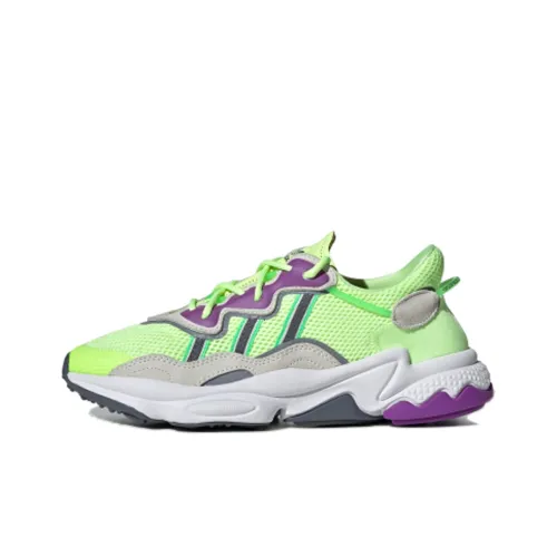 Adidas Originals Ozweego Chunky Sneakers Women's Low-Top Yellow/Gray/Purple