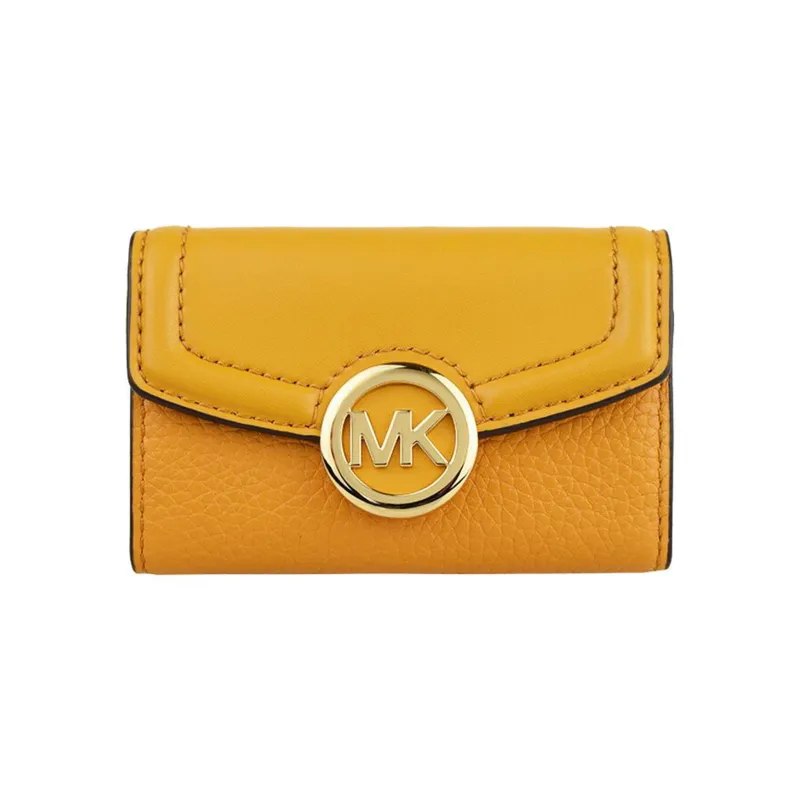MICHAEL KORS Leather Key Pouch Regular Women's Yellow-0