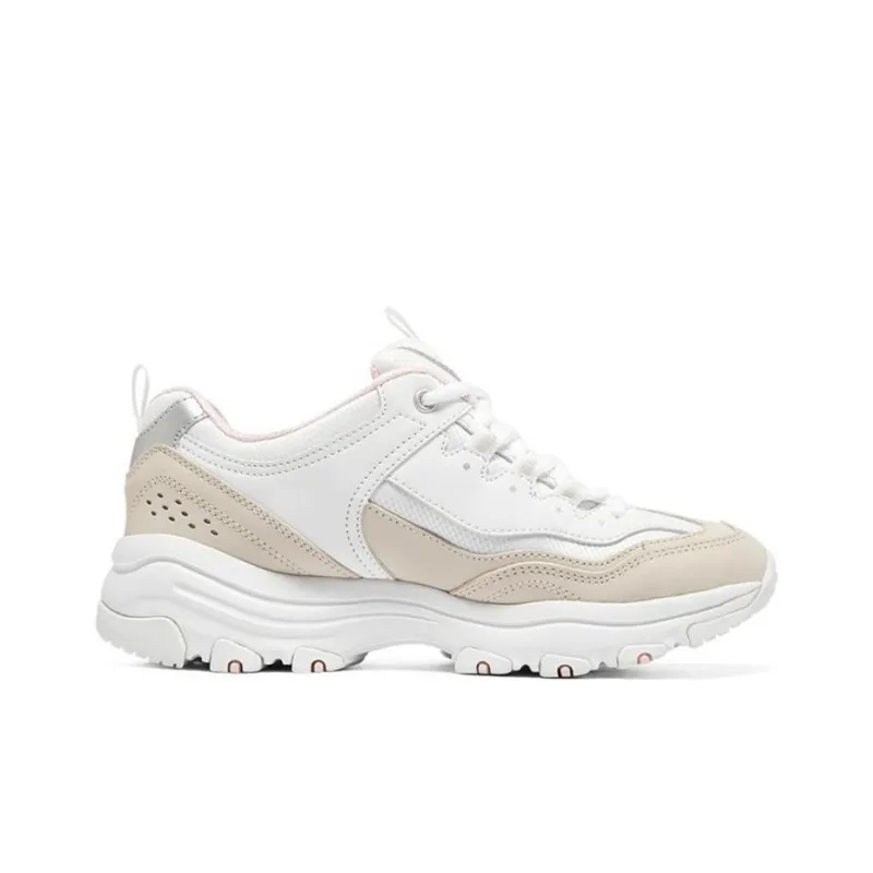 Skechers I-Conik Chunky Sneakers Women's Low-Top White Umber-1