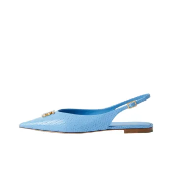 Burberry Flat Shoes Women's Blue