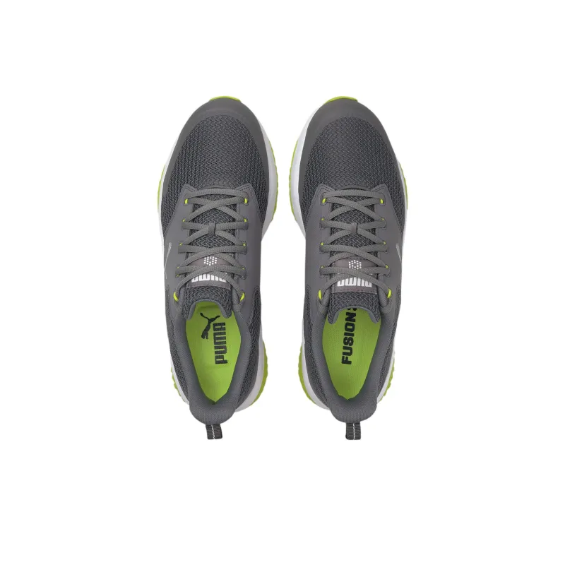 PUMA Grip Fusion Sport 3.0 Low Top Golf Shoes Men's Gray Green-2