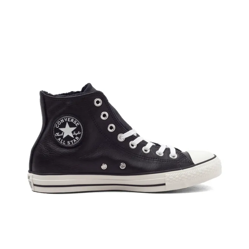 Converse Chuck Taylor All Star 'Black Leather Fur'-1