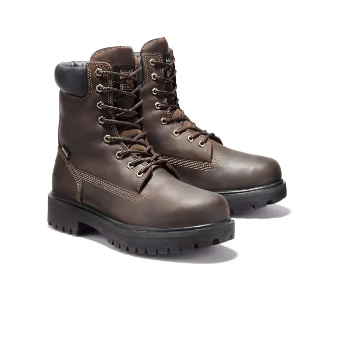 Timberland 8 Inch Pro Direct Attach Waterproof Boot 'Brown Oiled'-2