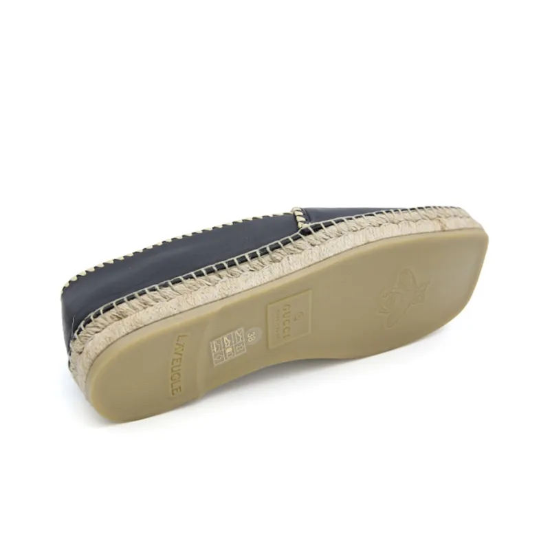 GUCCI Embroidered GG Espadrilles-4