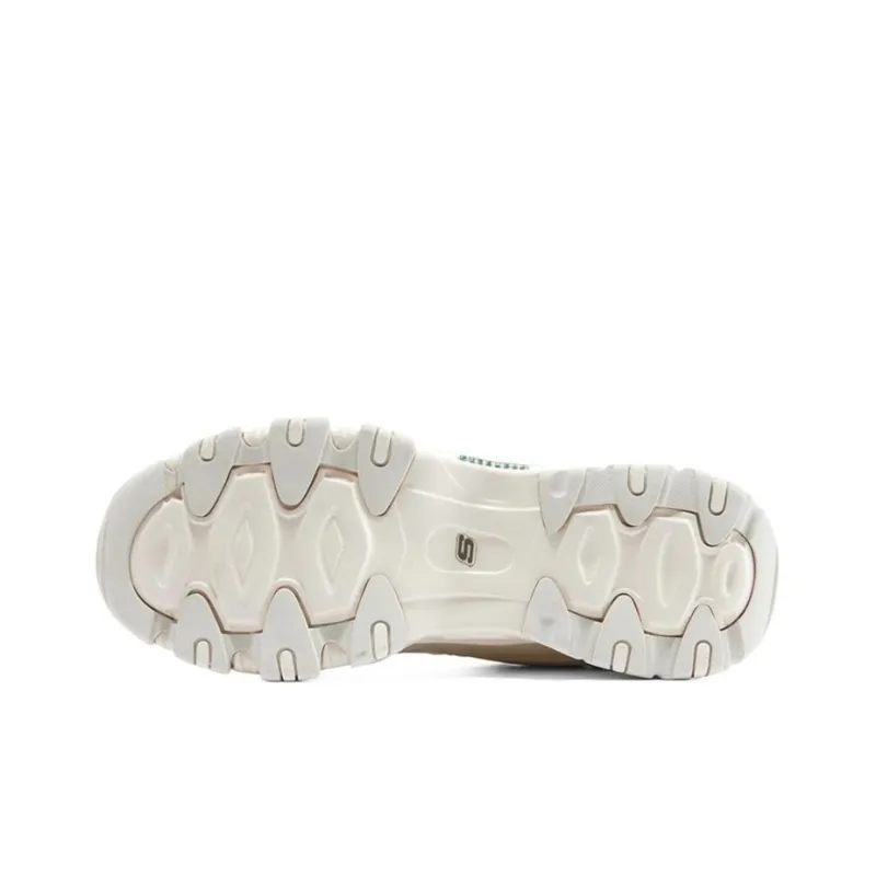 Skechers D'Lites 2.0 'White Green' Women's-4