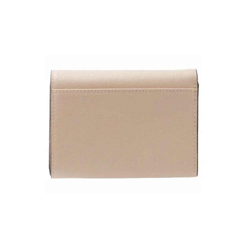 Furla Cow Leather Wallet Regular Women's Beige-1