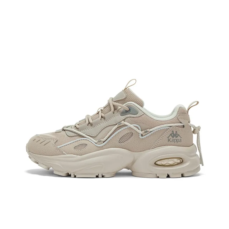 Kappa Cushioning Anti Slip And Wear Resistant Low Top Chunky Sneakers Unisex Silver Gray-0