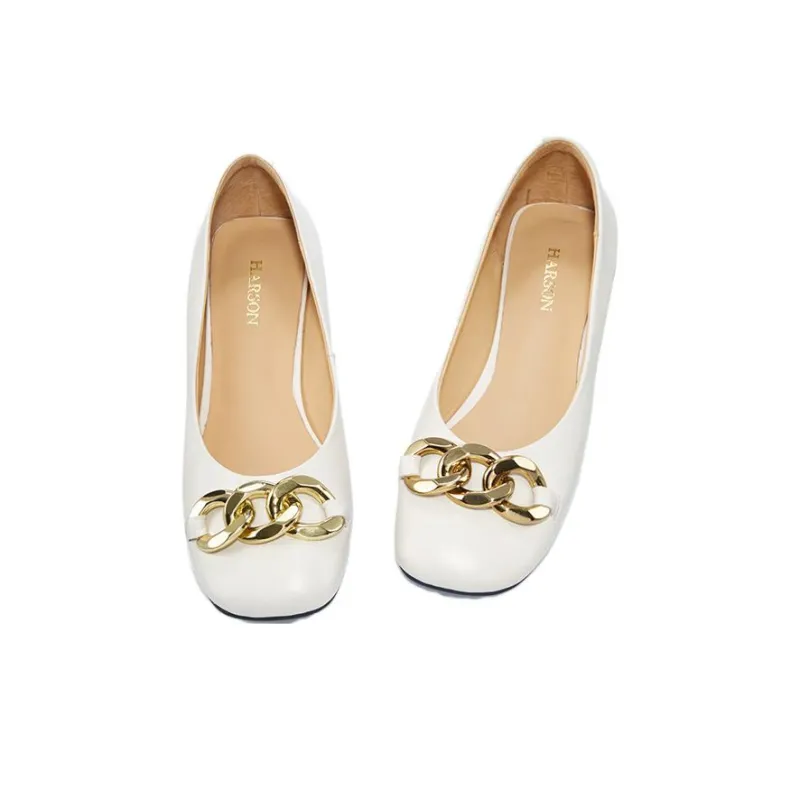 HARSON Unlined Shoes Women's Beige-4