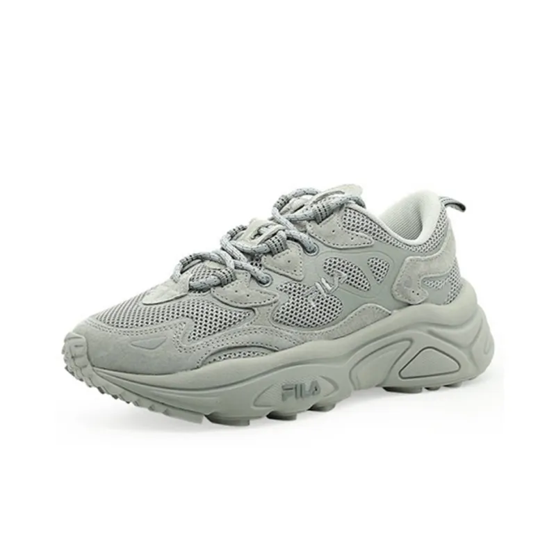 FILA Tenor City Low Top Daddy Shoes Stone Korean Version Grey-1