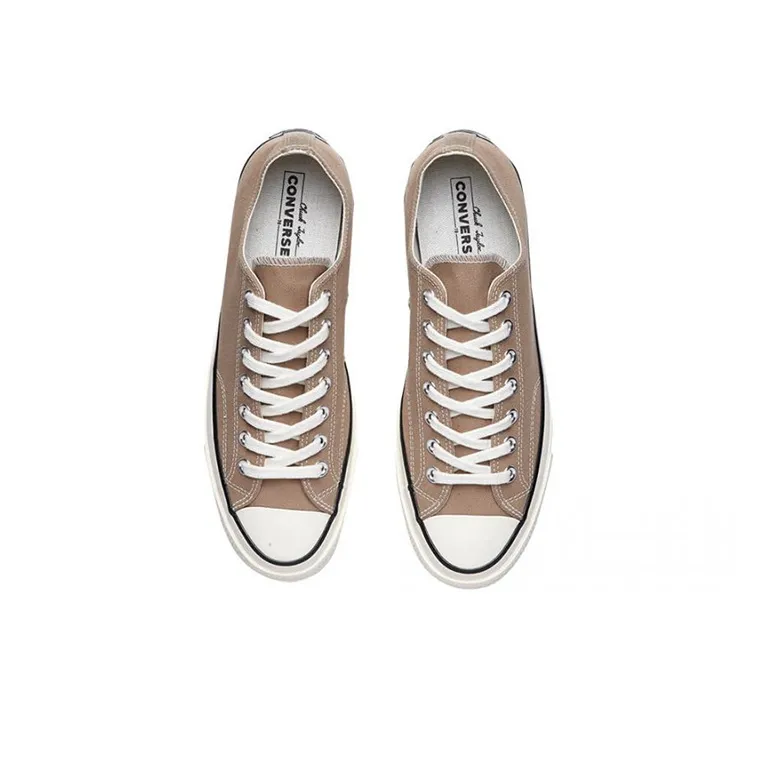 Converse Chuck 70 OX Anti Slip Wear Resistant Low Top Canvas Shoes Unisex Brown-3