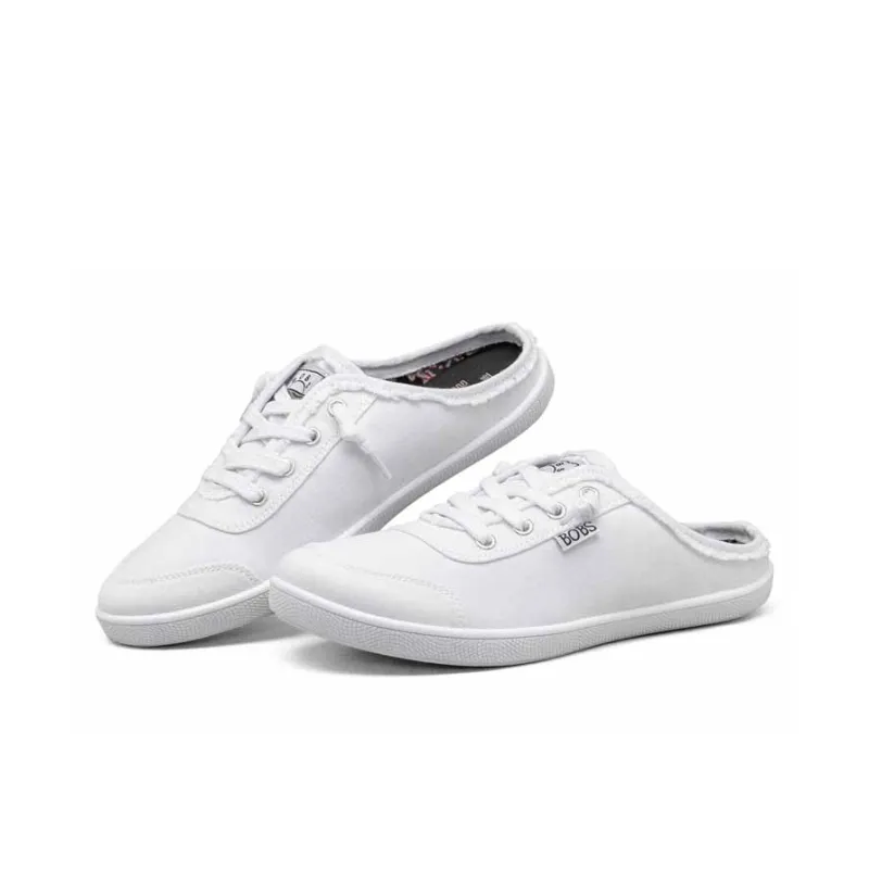 Skechers Canvas Shoes White Women's-2