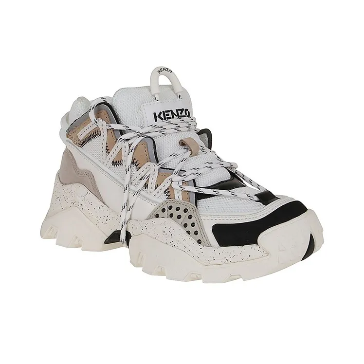 KENZO INKA Low-Top Chunky Sneakers Men's White-1