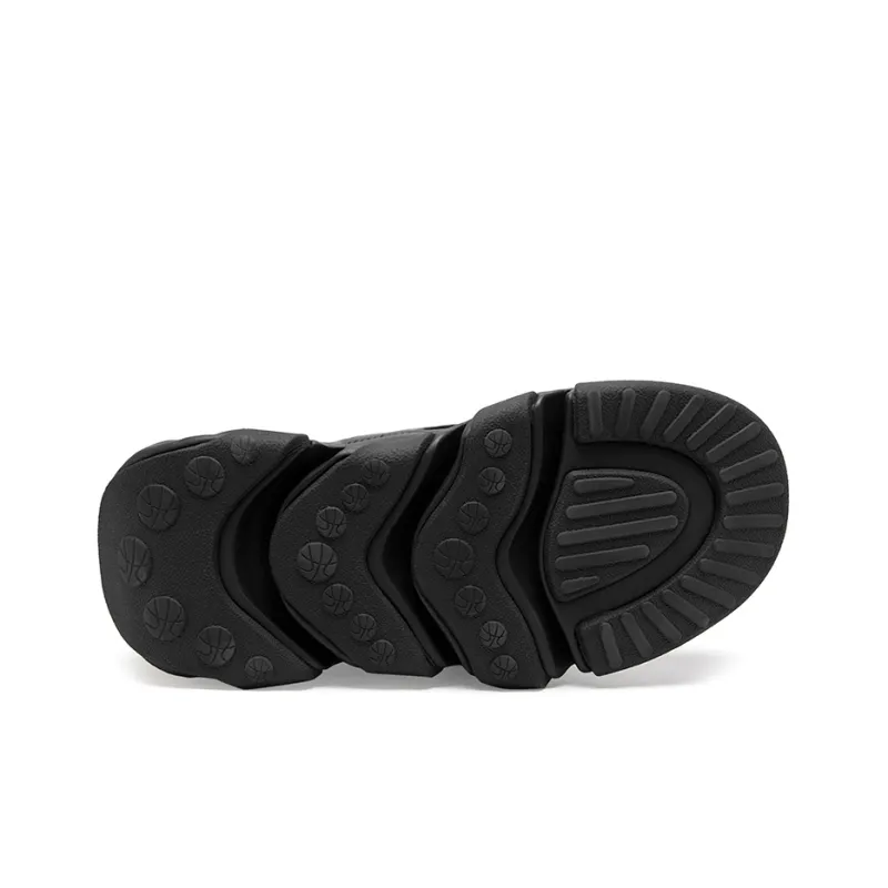 MIO Chunky Sneakers Women's Low Top Black-5
