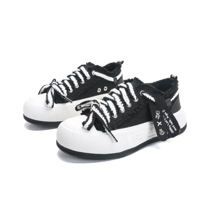 Jifffly Canvas Shoes Women's Black-2