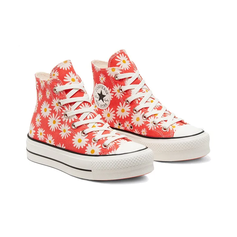 Converse Women's Chuck Taylor All Star Platform High 'Camp Daisies' Women's-2
