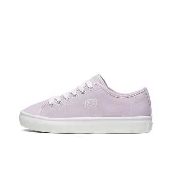 Skechers Street Cupsole 1 Lightweight Anti Slip And Wear Resistant Low Top Canvas Shoes Women's Lavender