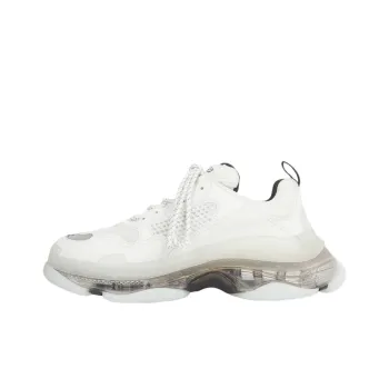 Balenciaga Blalenciaga Triple S Clear Sole White Grey