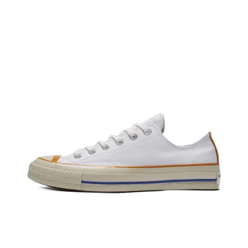 Converse All Star Canvas Shoes Unisex Low-Top White/Yellow/Blue